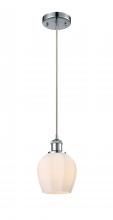  516-1P-PC-G461-6 - Norfolk - 1 Light - 6 inch - Polished Chrome - Cord hung - Mini Pendant