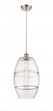  516-1P-SN-G557-10CL - Vaz - 1 Light - 10 inch - Brushed Satin Nickel - Cord hung - Mini Pendant