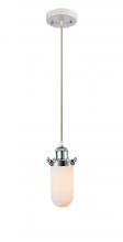  516-1P-WPC-CE231-W - Kingsbury - 1 Light - 4 inch - White Polished Chrome - Cord hung - Mini Pendant