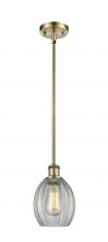  516-1S-AB-G82 - Eaton - 1 Light - 6 inch - Antique Brass - Mini Pendant