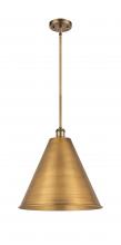  516-1S-BB-MBC-16-BB - Berkshire - 1 Light - 16 inch - Brushed Brass - Pendant