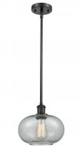  516-1S-BK-G247 - Gorham - 1 Light - 10 inch - Matte Black - Mini Pendant