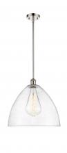  516-1S-PN-GBD-164 - Bristol - 1 Light - 16 inch - Polished Nickel - Pendant