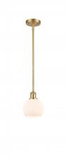  516-1S-SG-G121-6 - Athens - 1 Light - 6 inch - Satin Gold - Mini Pendant