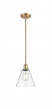  516-1S-SG-GBC-82 - Berkshire - 1 Light - 8 inch - Satin Gold - Mini Pendant