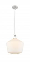  516-1S-WPC-G651-12 - Cindyrella - 1 Light - 12 inch - White Polished Chrome - Mini Pendant