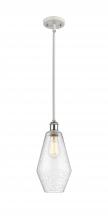  516-1S-WPC-G654-7 - Cindyrella - 1 Light - 7 inch - White Polished Chrome - Mini Pendant