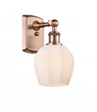  516-1W-AC-G461-6 - Norfolk - 1 Light - 6 inch - Antique Copper - Sconce