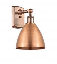  516-1W-AC-MBD-75-AC - Bristol - 1 Light - 8 inch - Antique Copper - Sconce