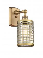  516-1W-BB-M18-BB - Nestbrook - 1 Light - 5 inch - Brushed Brass - Sconce