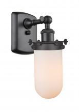  516-1W-BK-232-W - Kingsbury - 1 Light - 4 inch - Matte Black - Sconce