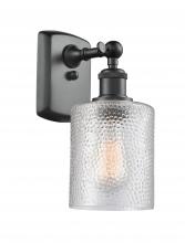  516-1W-BK-G112 - Cobbleskill - 1 Light - 5 inch - Matte Black - Sconce