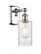  516-1W-PN-G804 - Clymer - 1 Light - 4 inch - Polished Nickel - Sconce