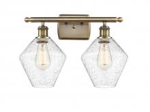  516-2W-AB-G654-8 - Cindyrella - 2 Light - 18 inch - Antique Brass - Bath Vanity Light