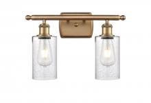  516-2W-BB-G804 - Clymer - 2 Light - 14 inch - Brushed Brass - Bath Vanity Light