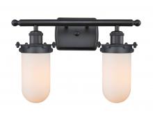  516-2W-BK-232-W - Kingsbury - 2 Light - 14 inch - Matte Black - Bath Vanity Light