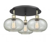  516-3C-BAB-G249 - Gorham - 3 Light - 21 inch - Black Antique Brass - Flush Mount