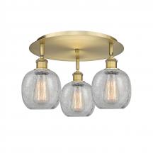  516-3C-BB-G105 - Belfast - 3 Light - 18 inch - Brushed Brass - Flush Mount