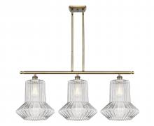  516-3I-AB-G212 - Springwater - 3 Light - 39 inch - Antique Brass - Cord hung - Island Light