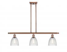  516-3I-AC-G382 - Castile - 3 Light - 36 inch - Antique Copper - Cord hung - Island Light