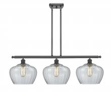  516-3I-BK-G92-L - Fenton - 3 Light - 38 inch - Matte Black - Cord hung - Island Light