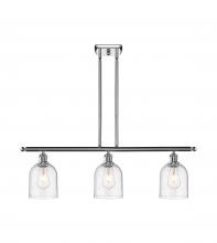  516-3I-PC-G558-6SDY - Bella - 3 Light - 36 inch - Polished Chrome - Cord hung - Island Light