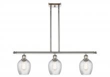  516-3I-PN-G292 - Salina - 3 Light - 36 inch - Polished Nickel - Cord hung - Island Light