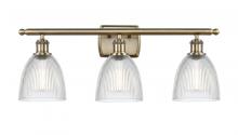  516-3W-AB-G382 - Castile - 3 Light - 26 inch - Antique Brass - Bath Vanity Light