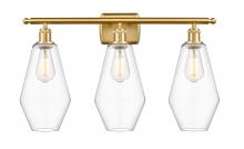  516-3W-SG-G652-7 - Cindyrella - 3 Light - 27 inch - Satin Gold - Bath Vanity Light