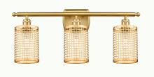  516-3W-SG-M18-SG - Nestbrook - 3 Light - 25 inch - Satin Gold - Bath Vanity Light