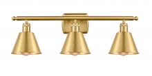  516-3W-SG-M8 - Smithfield - 3 Light - 27 inch - Satin Gold - Bath Vanity Light