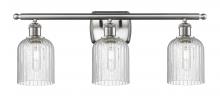  516-3W-SN-G559-5SDY - Bridal Veil - 3 Light - 25 inch - Brushed Satin Nickel - Bath Vanity Light