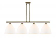  516-4I-AB-GBD-121 - Bristol - 4 Light - 50 inch - Antique Brass - Cord hung - Island Light