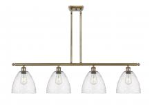  516-4I-AB-GBD-94 - Bristol - 4 Light - 48 inch - Antique Brass - Cord hung - Island Light