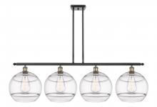  516-4I-BAB-G556-12CL - Rochester - 4 Light - 50 inch - Black Antique Brass - Cord hung - Island Light