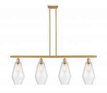  516-4I-SG-G654-7 - Cindyrella - 4 Light - 48 inch - Satin Gold - Cord hung - Island Light