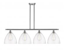  516-4I-SN-GBD-122 - Bristol - 4 Light - 50 inch - Brushed Satin Nickel - Cord hung - Island Light