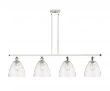  516-4I-WPC-GBD-94 - Bristol - 4 Light - 48 inch - White Polished Chrome - Cord hung - Island Light