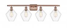  516-4W-AC-G652-8 - Cindyrella - 4 Light - 38 inch - Antique Copper - Bath Vanity Light