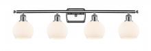  516-4W-PC-G121-6 - Athens - 4 Light - 36 inch - Polished Chrome - Bath Vanity Light