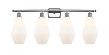  516-4W-PC-G651-7 - Cindyrella - 4 Light - 37 inch - Polished Chrome - Bath Vanity Light