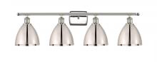  516-4W-PN-MBD-75-PN - Bristol - 4 Light - 38 inch - Polished Nickel - Bath Vanity Light