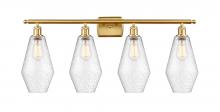  516-4W-SG-G654-7 - Cindyrella - 4 Light - 37 inch - Satin Gold - Bath Vanity Light