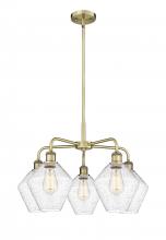  516-5CR-AB-G654-8 - Cindyrella - 5 Light - 26 inch - Antique Brass - Chandelier