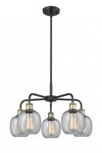  516-5CR-BAB-G104 - Belfast - 5 Light - 24 inch - Black Antique Brass - Chandelier