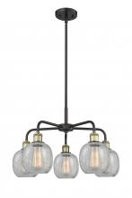  516-5CR-BAB-G105 - Belfast - 5 Light - 24 inch - Black Antique Brass - Chandelier