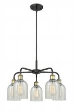  516-5CR-BAB-G2511 - Caledonia - 5 Light - 23 inch - Black Antique Brass - Chandelier