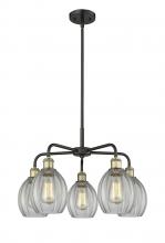  516-5CR-BAB-G82 - Eaton - 5 Light - 24 inch - Black Antique Brass - Chandelier