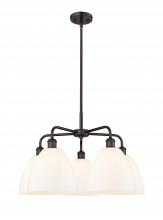  516-5CR-OB-GBD-91 - Bristol - 5 Light - 27 inch - Oil Rubbed Bronze - Chandelier