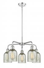  516-5CR-PC-G259 - Caledonia - 5 Light - 23 inch - Polished Chrome - Chandelier